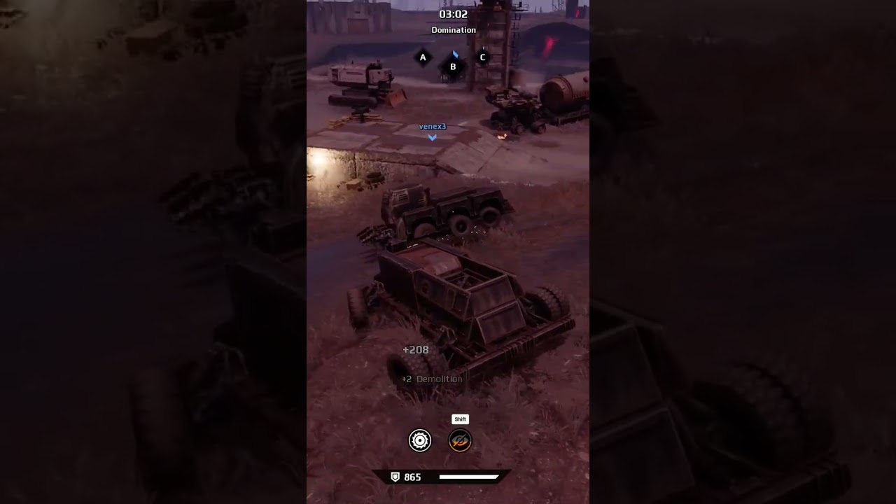 #Crossout - Push enemy Boomstick build down the abyss! Evil, but fun! #sabaton #pvp #gaming