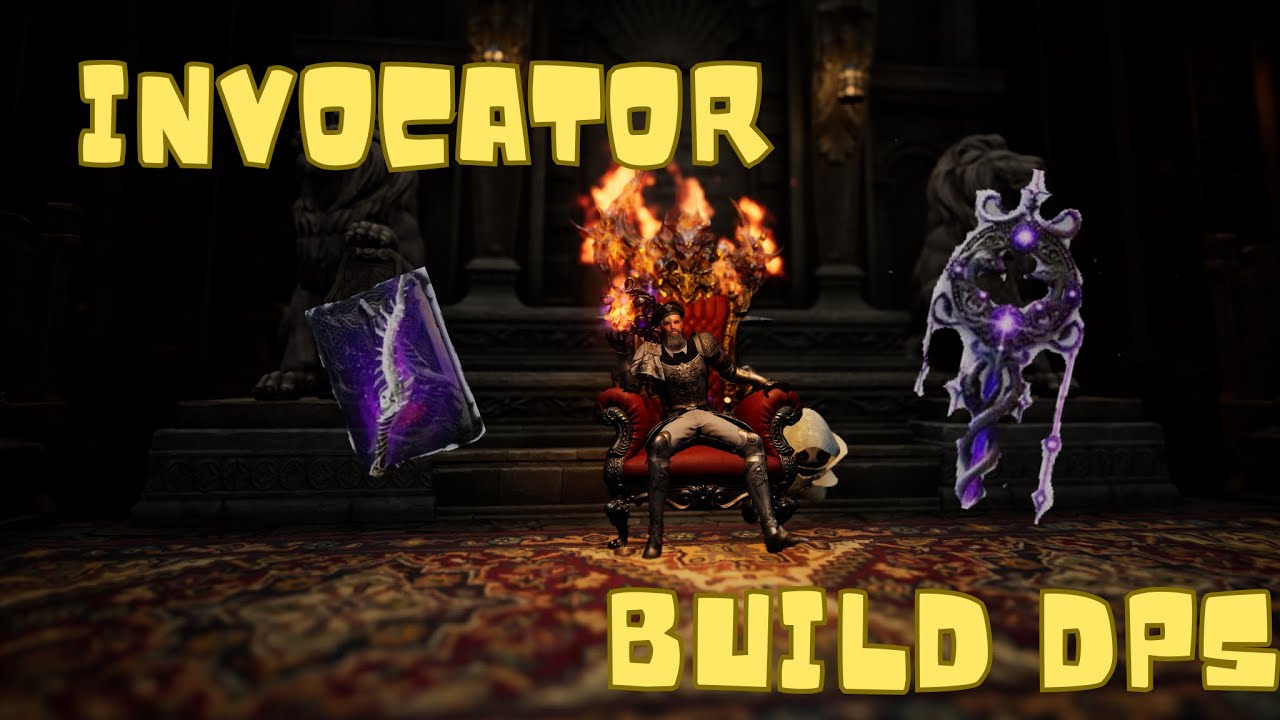 Throne and liberty  invocator staff/wand build dummy 10 million damage