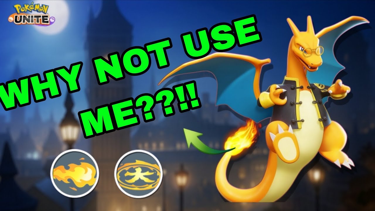 Base form Charizard is still better than mega Charizard x 💪||POKEMON UNITE GAMEPLAY||