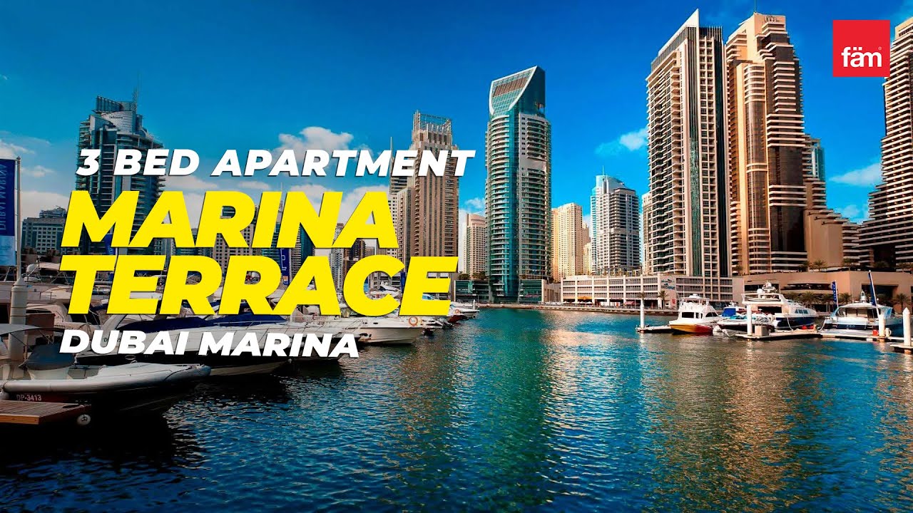 Stunning 3 Bed Apartment in Marina Terrace, Marina - Dubai