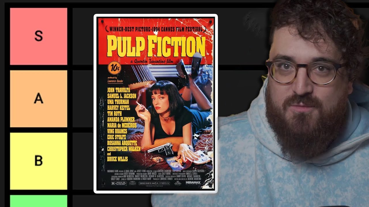 Croix89 TIER LIST FILM QUENTIN TARANTINO