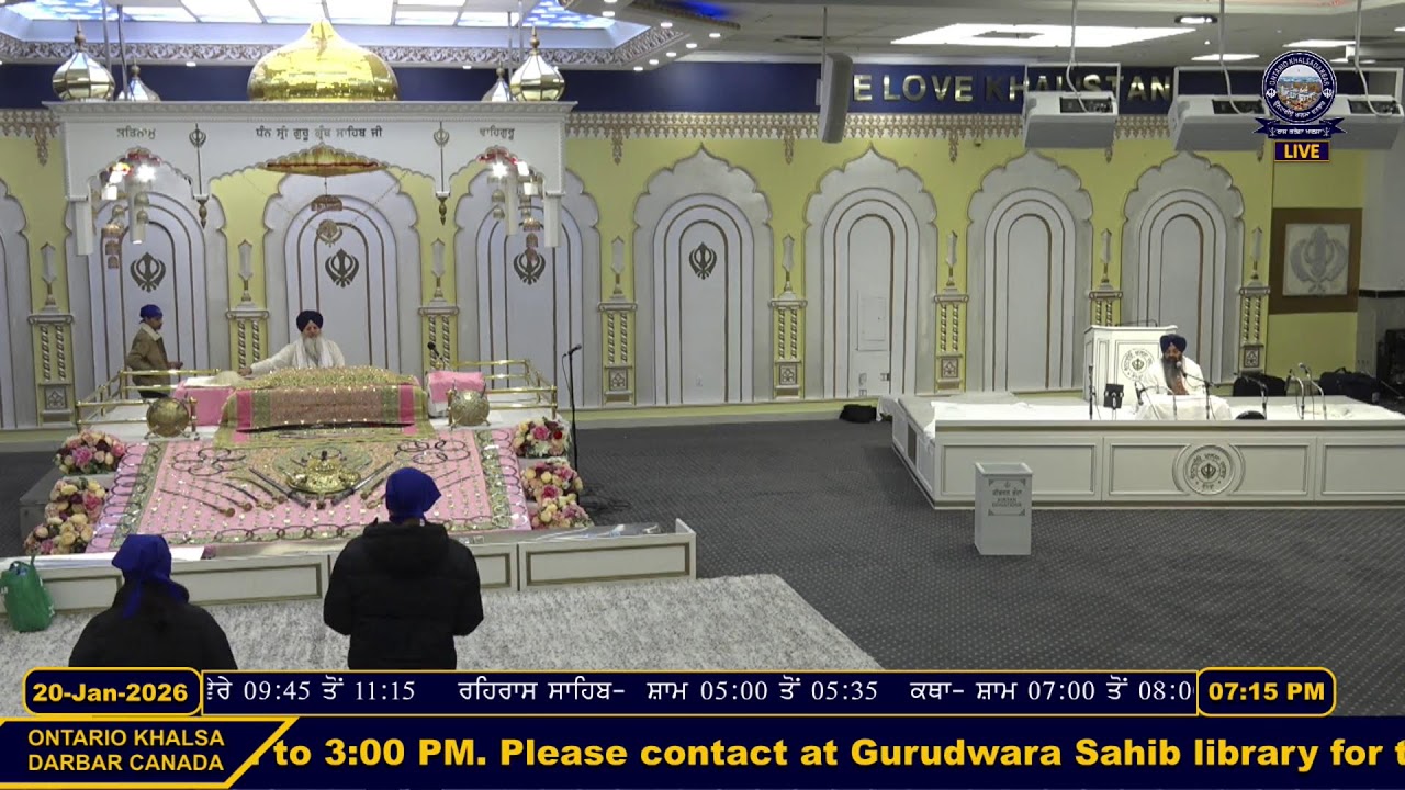 Live From Gurudwara Ontario Khalsa Darbar