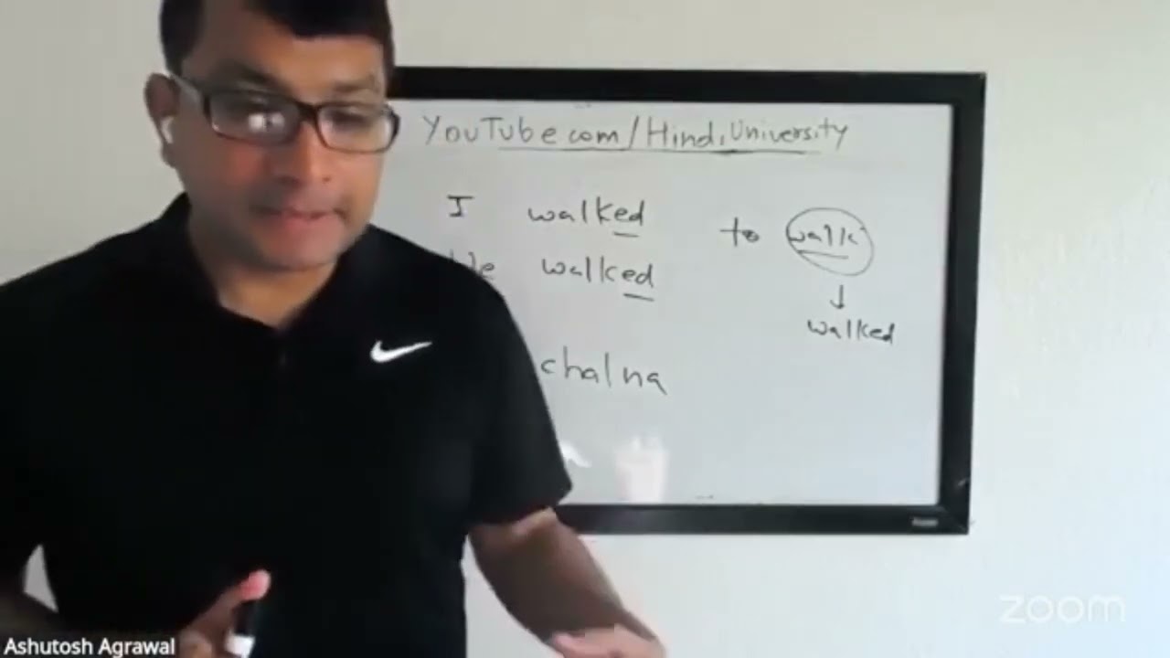 🎯 Прошедшее время на хинди 🇮🇳 | Непереходные глаголы: объяснение с примерами и историями