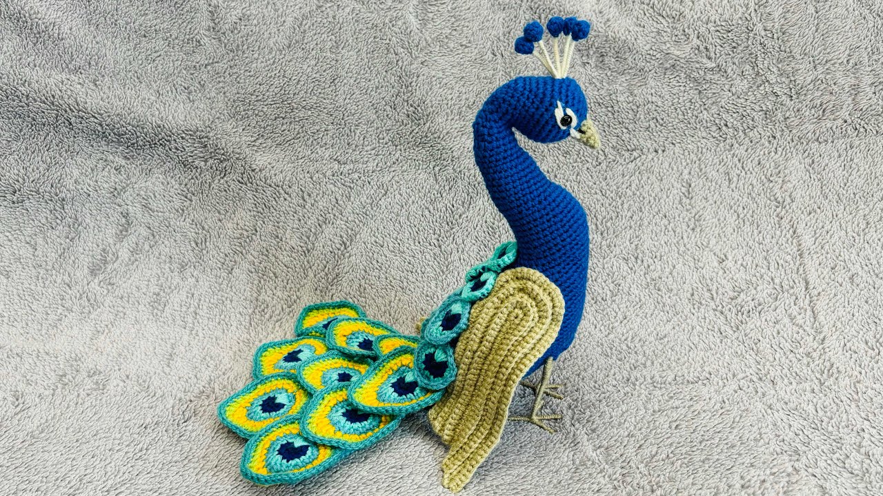Crochet Peacock Part 2