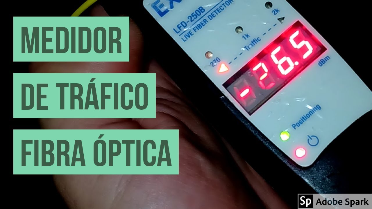 como funciona un DETECTOR DE TRAFICO de fibra óptica 🤔 [IDENTIFICADOR]