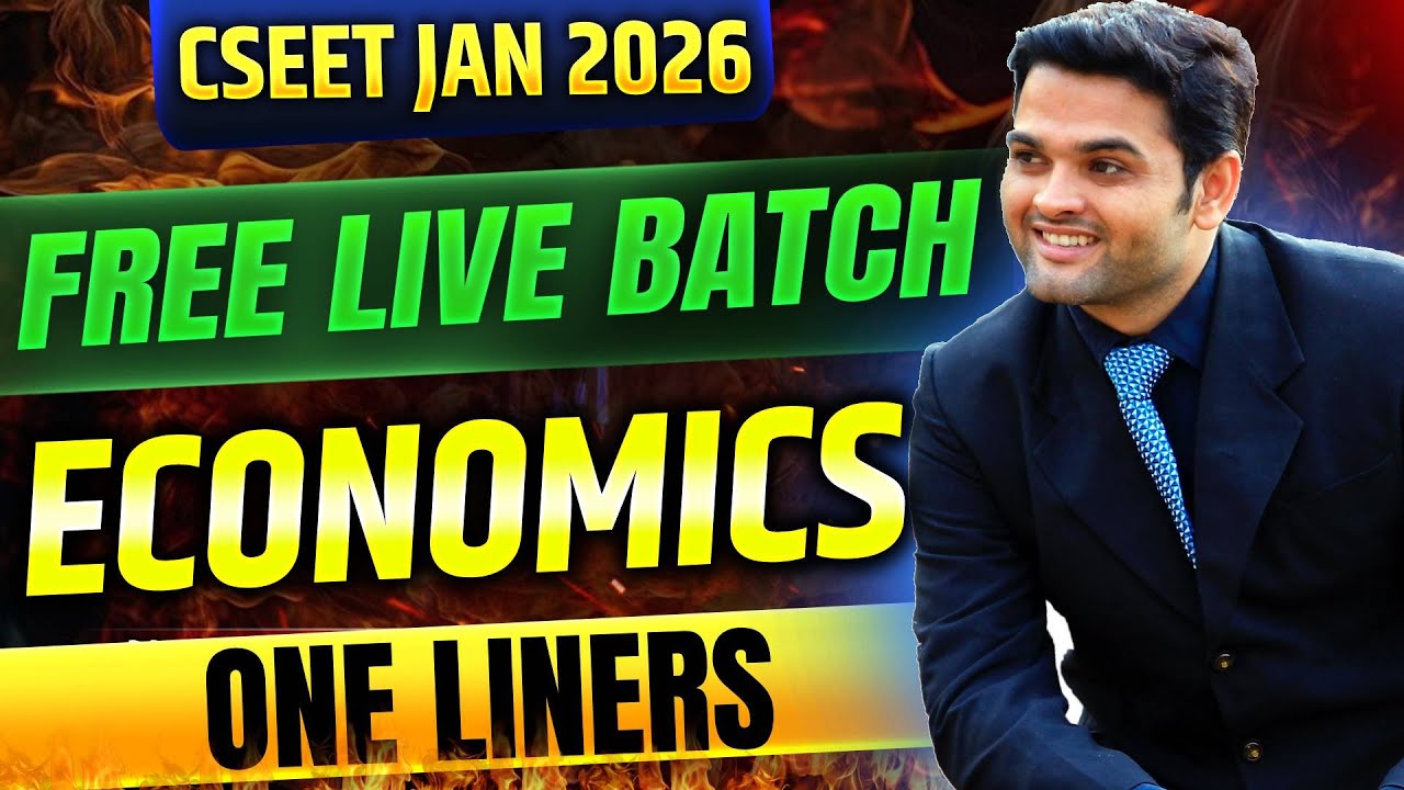 CSEET ECONOMICS BOOSTER | Most Expected ONE LINERS | Total Game Changer