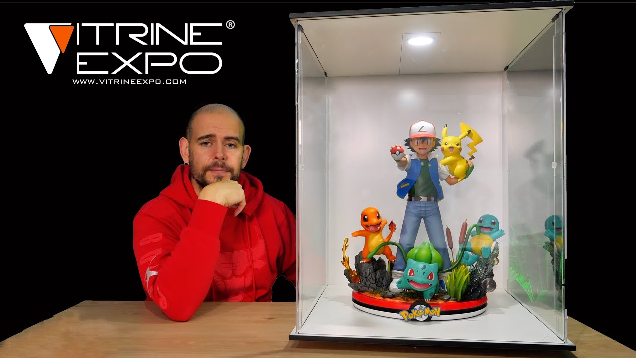 LA VITRINE IDEALE Pour Vos Statues Et Objets De Collection ! ATLAS Avec Lumière Intégrée !