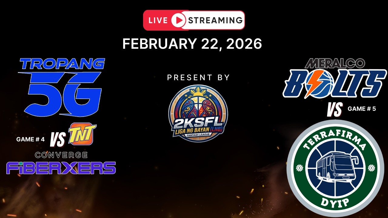 LIVE: TNT VS CONVERGE | MERALCO VS TERRAFIRMA  | DAY 2 | 2KSFL LNB