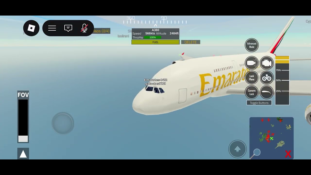 Emirates A380 Larnaca to Greater Rockford FULL FLIGHT! (PTFS)