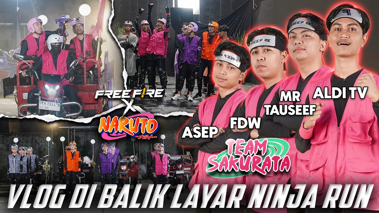 KESERUAN BENTENG TAKESHI VERSI FF !! NINJARUN SPESIAL COLLAB NARUTO !!