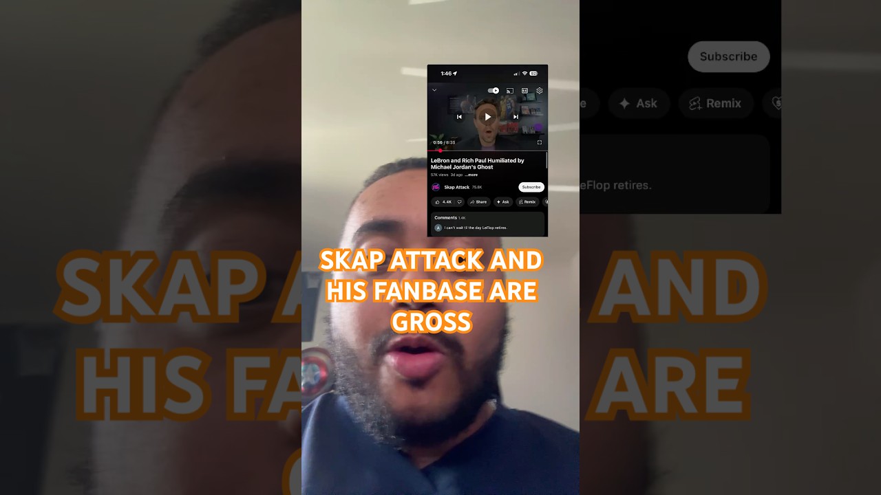 Skap Attack - отвратительный человек #skapattack #nba #fax #lebronjames #jordan