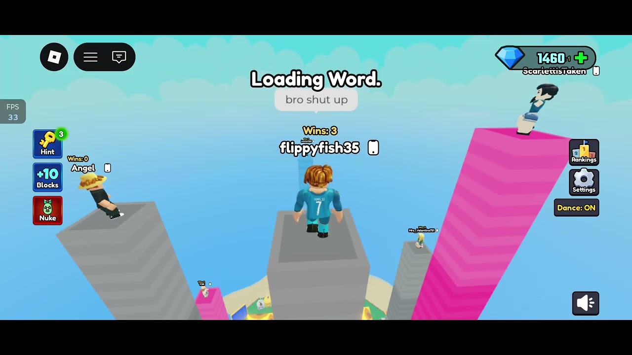 Spelling race collab with scrappyplays3 we are small YouTubers by the way