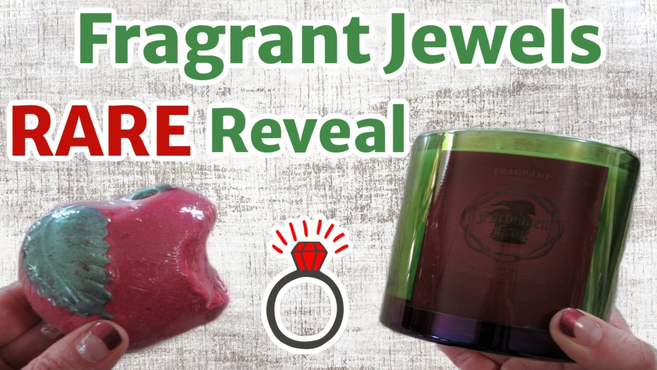 RARE Forbidden Fruit Candle & Bath Bomb Jewelry Reveal