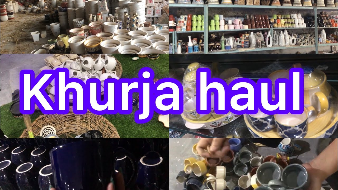 Chalo chalte h ghumne||trip to khurja||Khurja Pottery