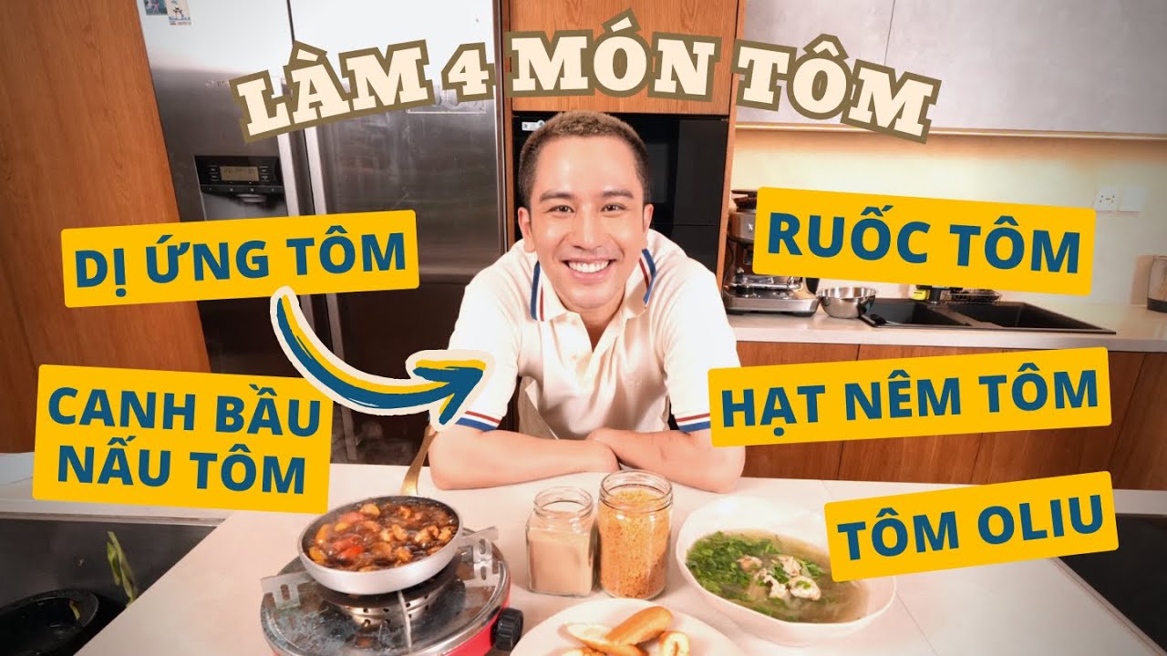 L&Agrave;M 4 M&Oacute;N TỪ T&Ocirc;M - TẬN DỤNG TRIỆT ĐỂ 'CH&Uacute; T&Ocirc;M' // Dinology