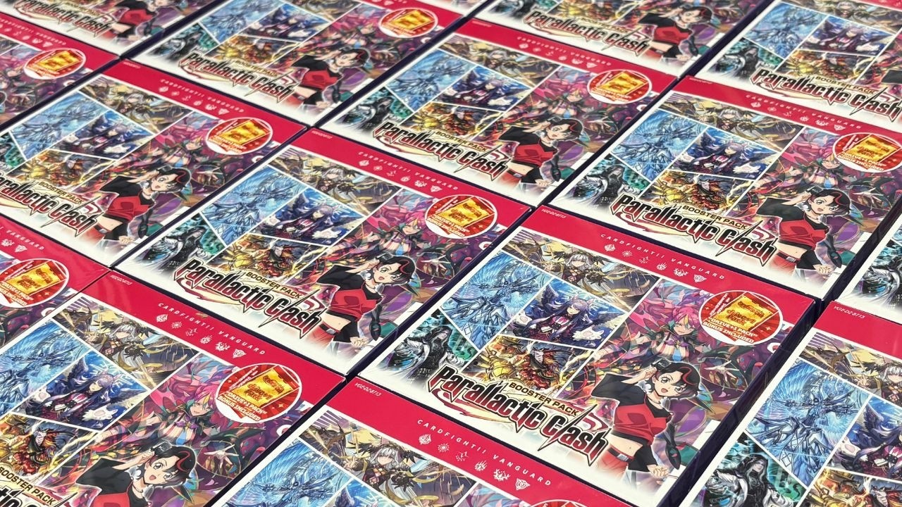 Распаковываю свой бустер Parallactic Clash Cardfight Vanguard!