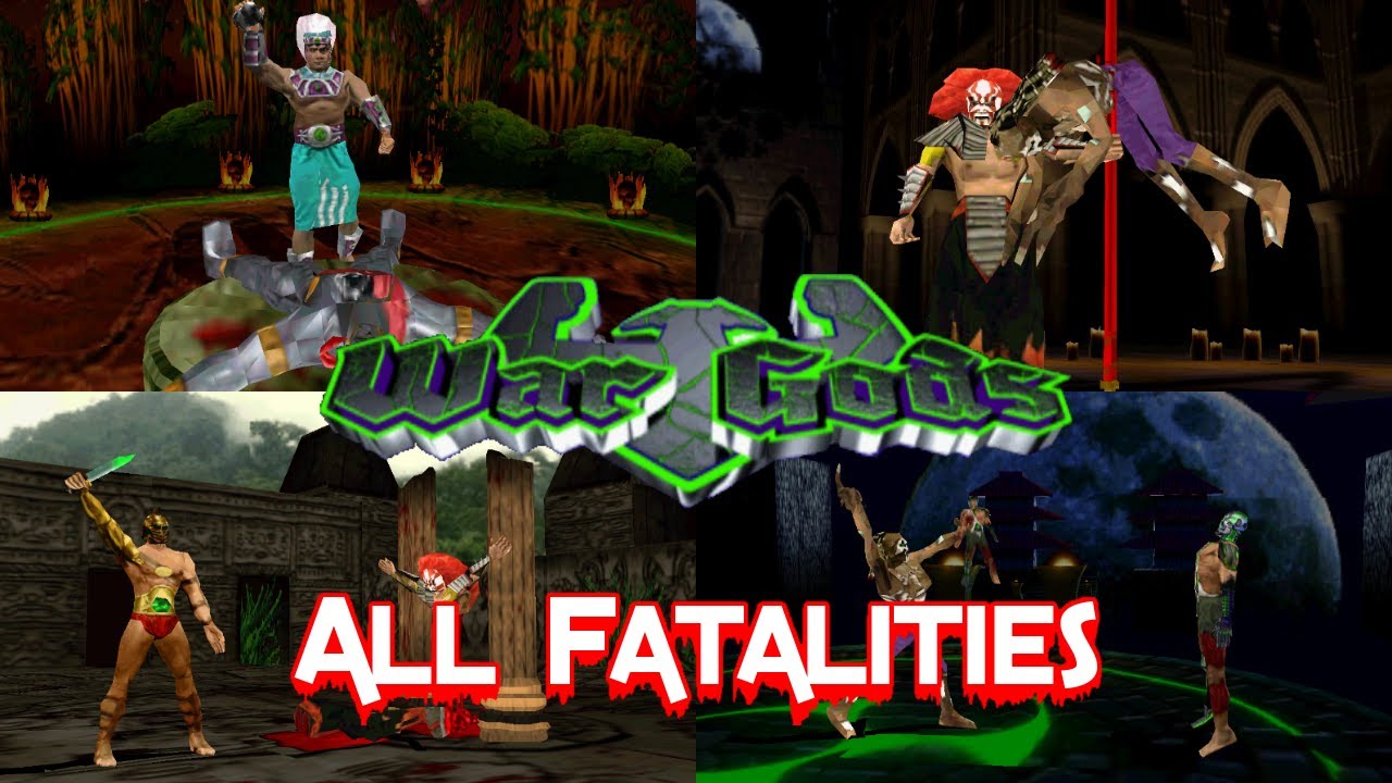 War Gods - All Fatalities - PlayStation