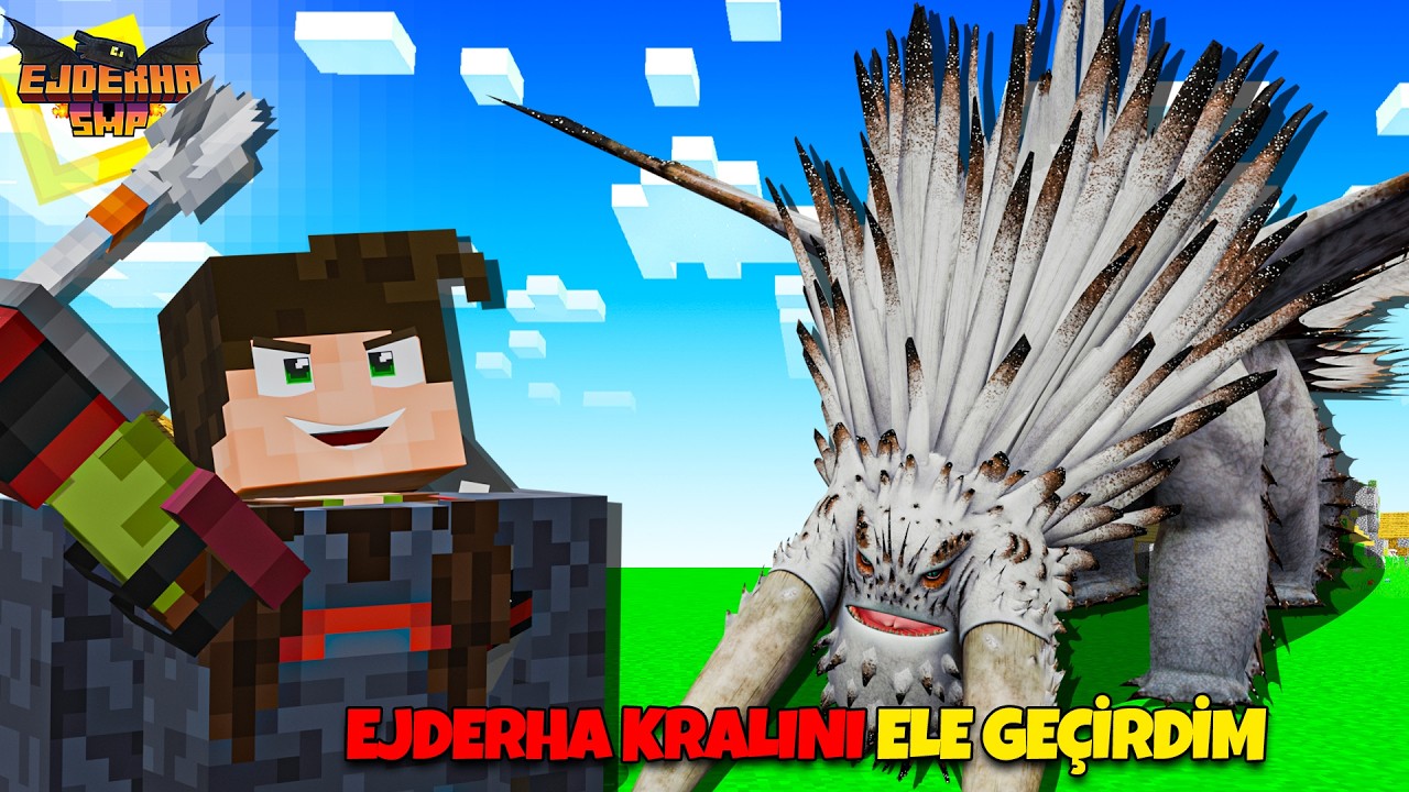 EJDERHA KRALINI Ele Geçirdim! Artık Ejderhaların Efendisiyim - EJDERHA SMP - MİNECRAFT