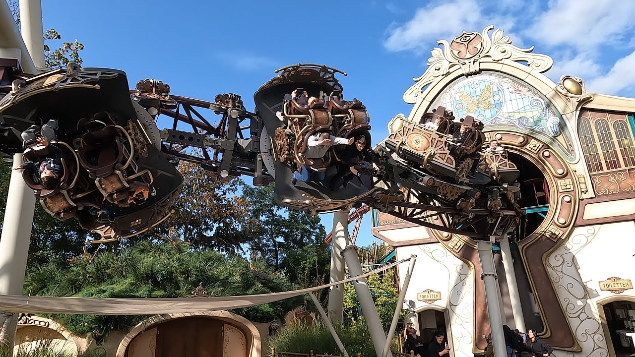 The Ride to Happiness by Tomorrowland (Offride) 2023  | Plopsa De Panne, Belgien / België | 🎡4K/UHD
