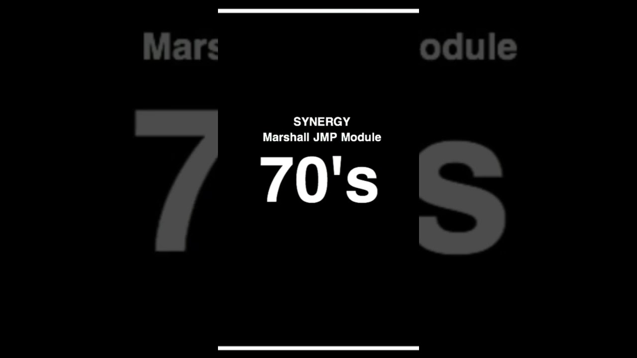60s' vs 70's  JMP Module ! (Sound Demo)