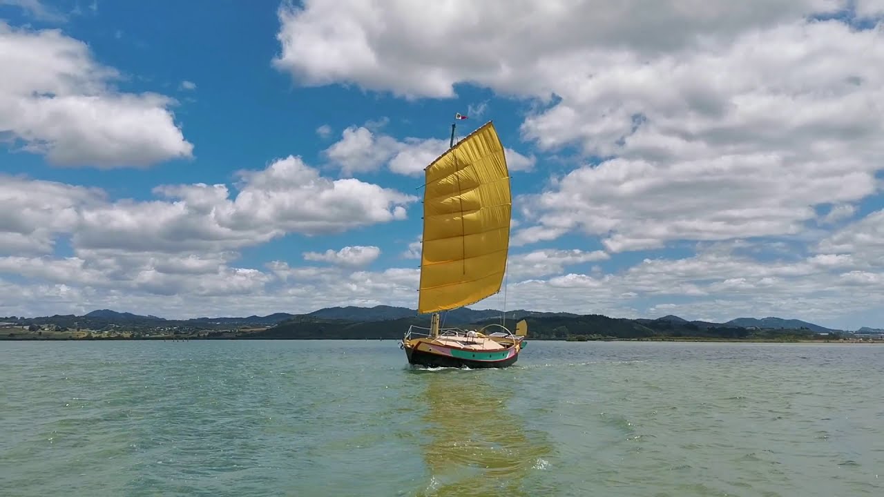 Fanshi Launching and First Sail. No Music version