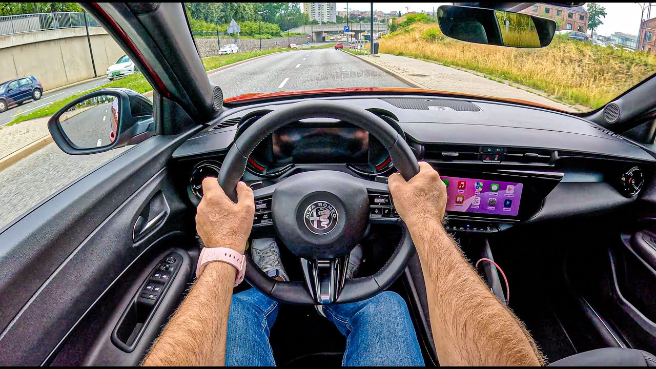 Alfa Romeo Junior (1.2 hybrid 145 hp) | POV Test Drive #2746 Joe Black