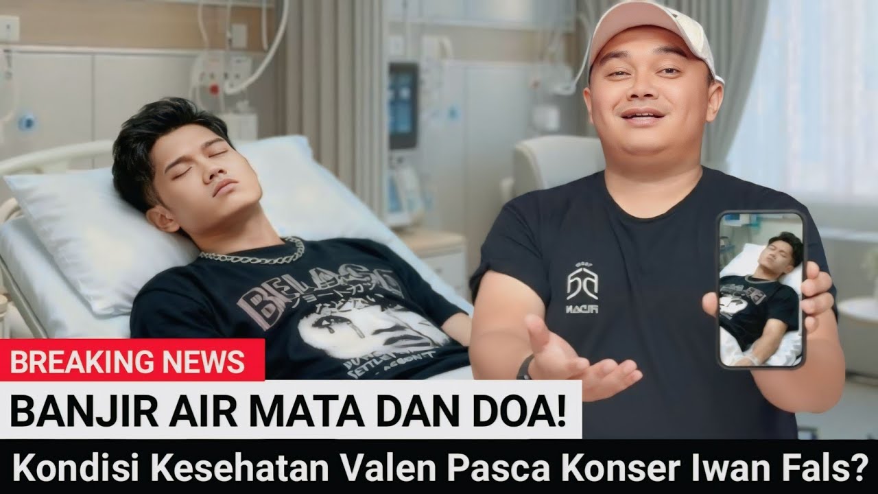 Valen Dilarikan ke IGD!Kondisinya Sempat Menurun Diatas Panggung Saat Tampil Dimega Konser Iwan Fals