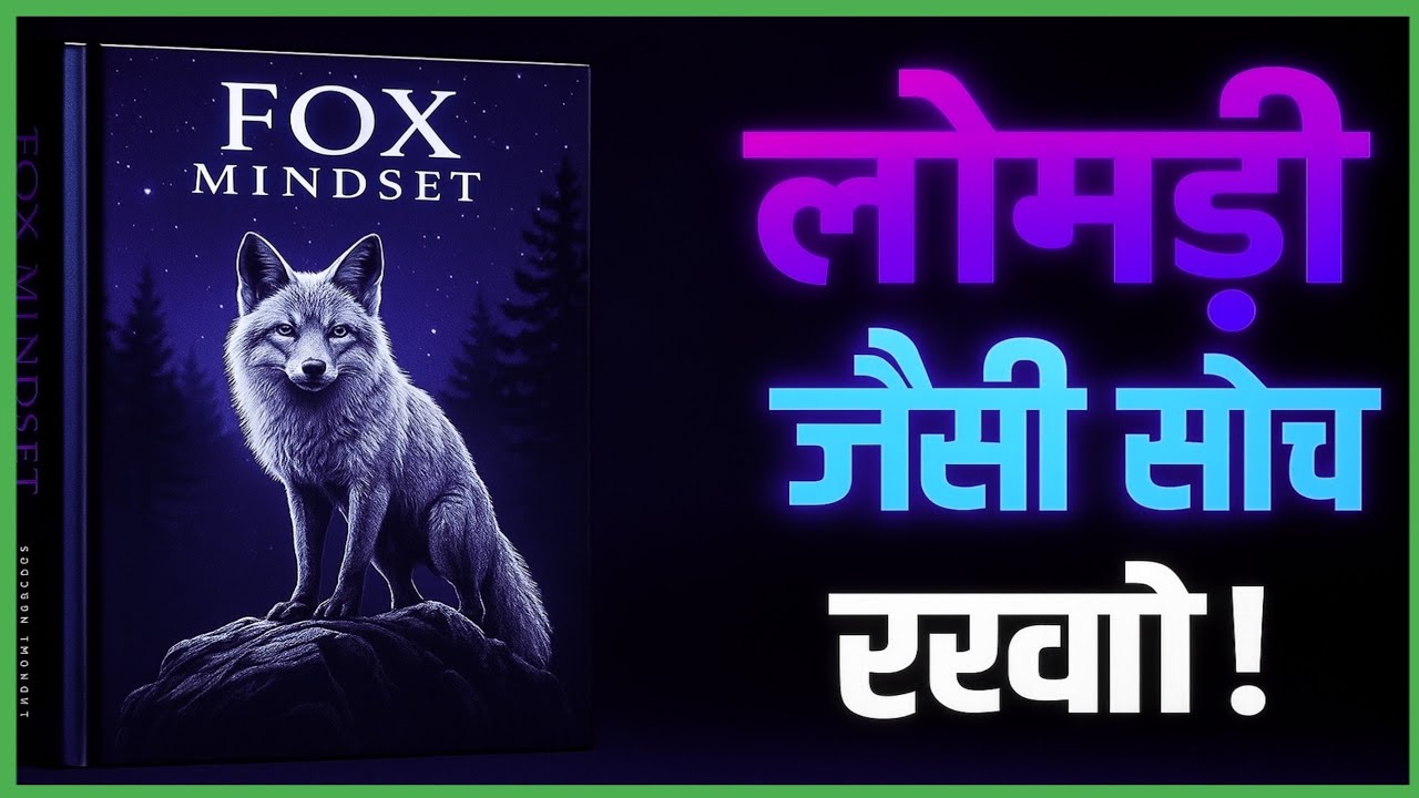 Fox Mindset: सोच बदलो, गेम बदलो | The Power of Strategic Thinking / book summary
