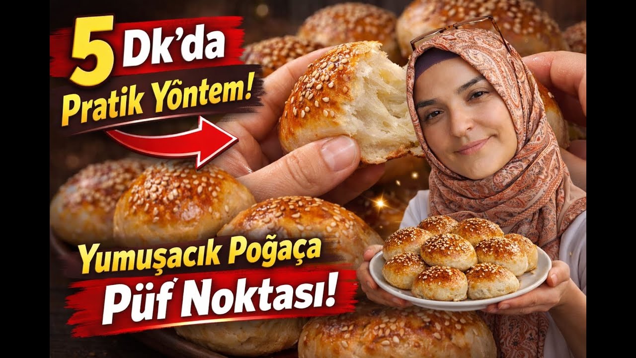 3 Gün Bayatlamayan Yumuşacık Poğaça Tarifi 😍