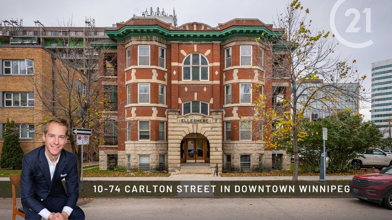 SOLD - 10-74 Carlton Street. Character Condo in Downtown Winnipeg