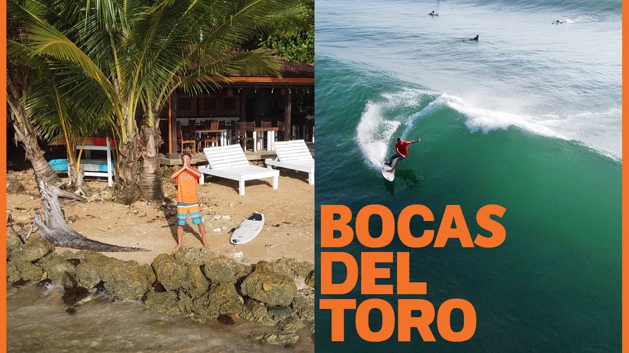DREAMY DAY Surfing Paunch Bocas Del Toro Panama 21 July 2023 💓💛💚