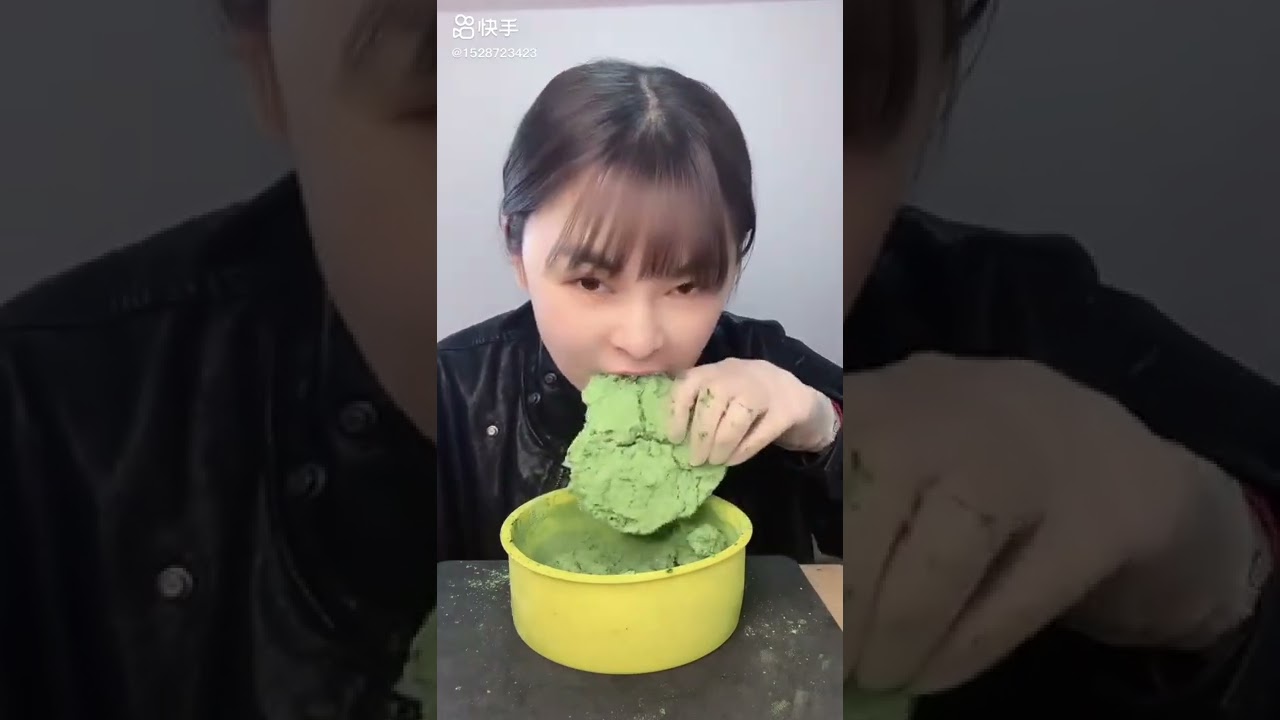 Asmr matcha powder eating | matcha powder eating | matcha ice eating 🤍🧊#matchapowder