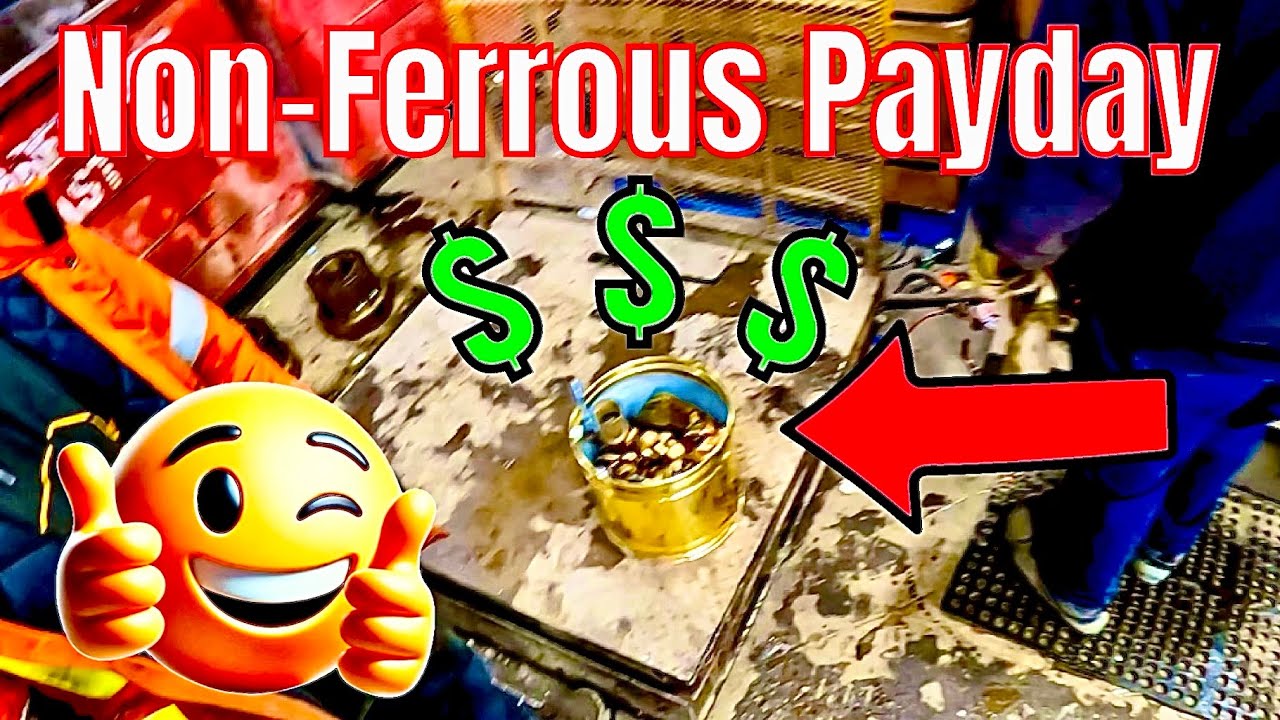 Заработал кучу денег, продавая свой металлолом цветных металлов.