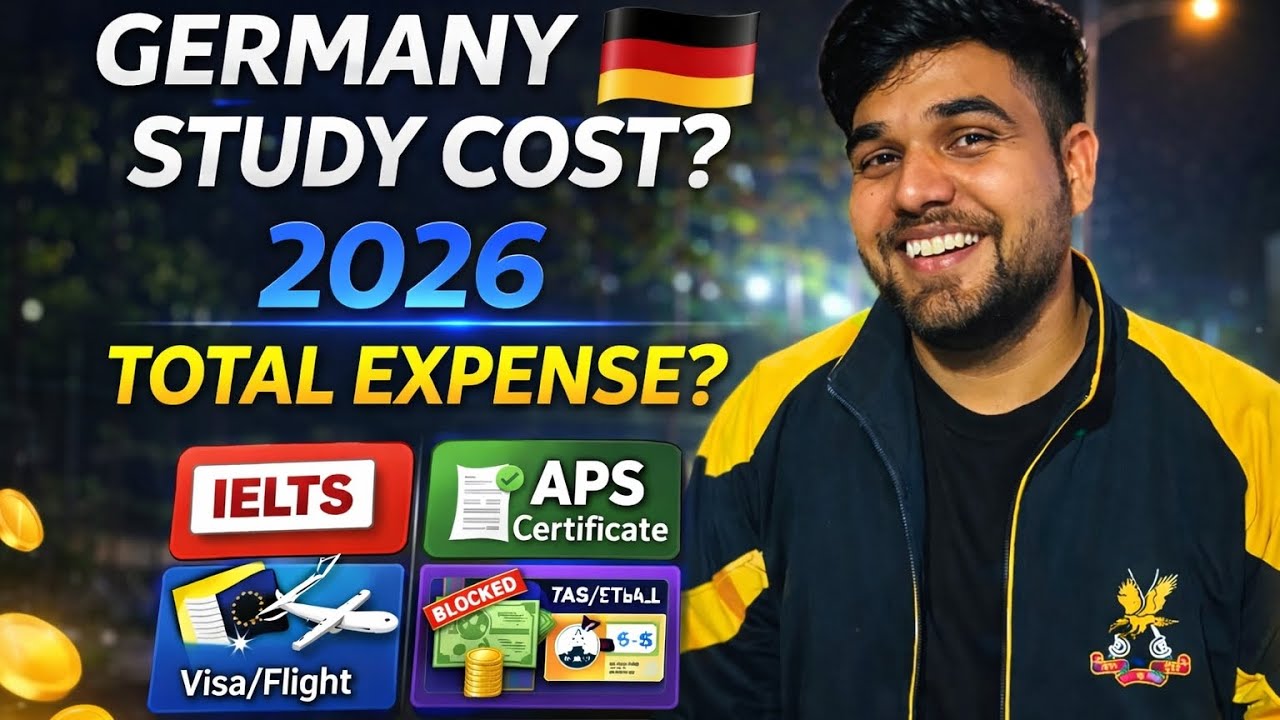 Total Cost to Study in Germany 2026 🇩🇪 | Bachelor & Master | Indian Students (Real Numbers)