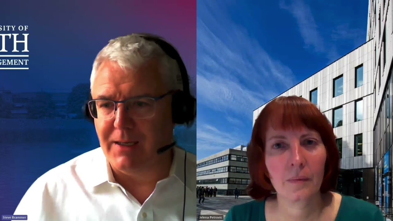 Interview with Professor Stephen Brammer - Academic insights