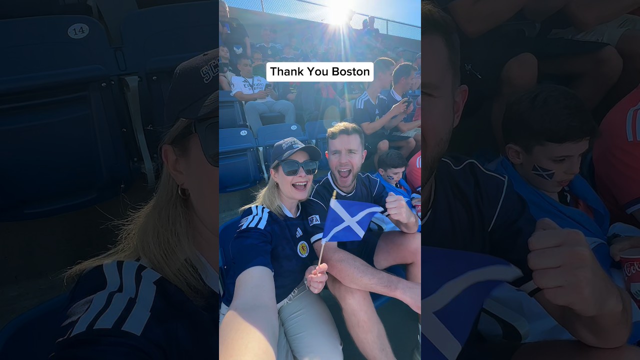 Thank You Boston 💙🏴󠁧󠁢󠁳󠁣󠁴󠁿 Scotland Fans Will Never Forget This Week #boston #tartanarmy