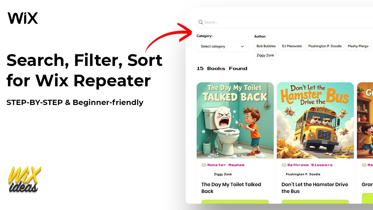Add Advanced Filters in Wix (Search, Sort & Preloader!) | Wix Ideas
