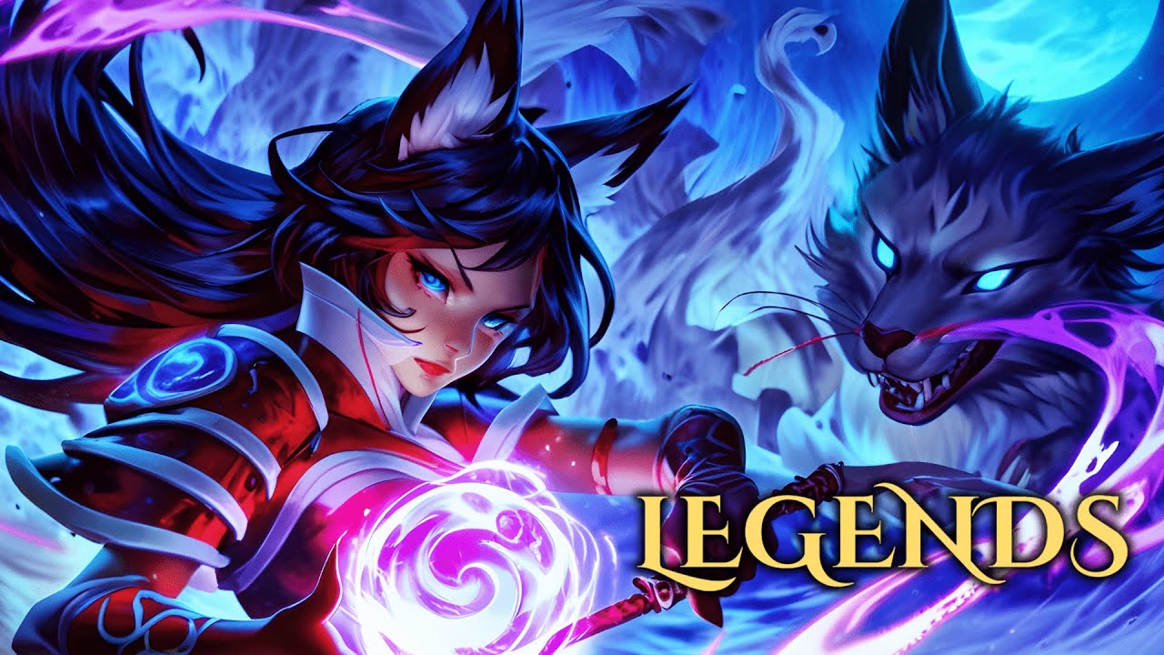 「Nightcore」Legends - by Aiyun (Lyric Video) ┃Epic Duet #leagueoflegends