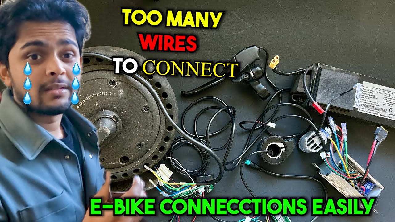 How to connect Electric Scooter Wires💯 E-bike Wiring Connections🙌