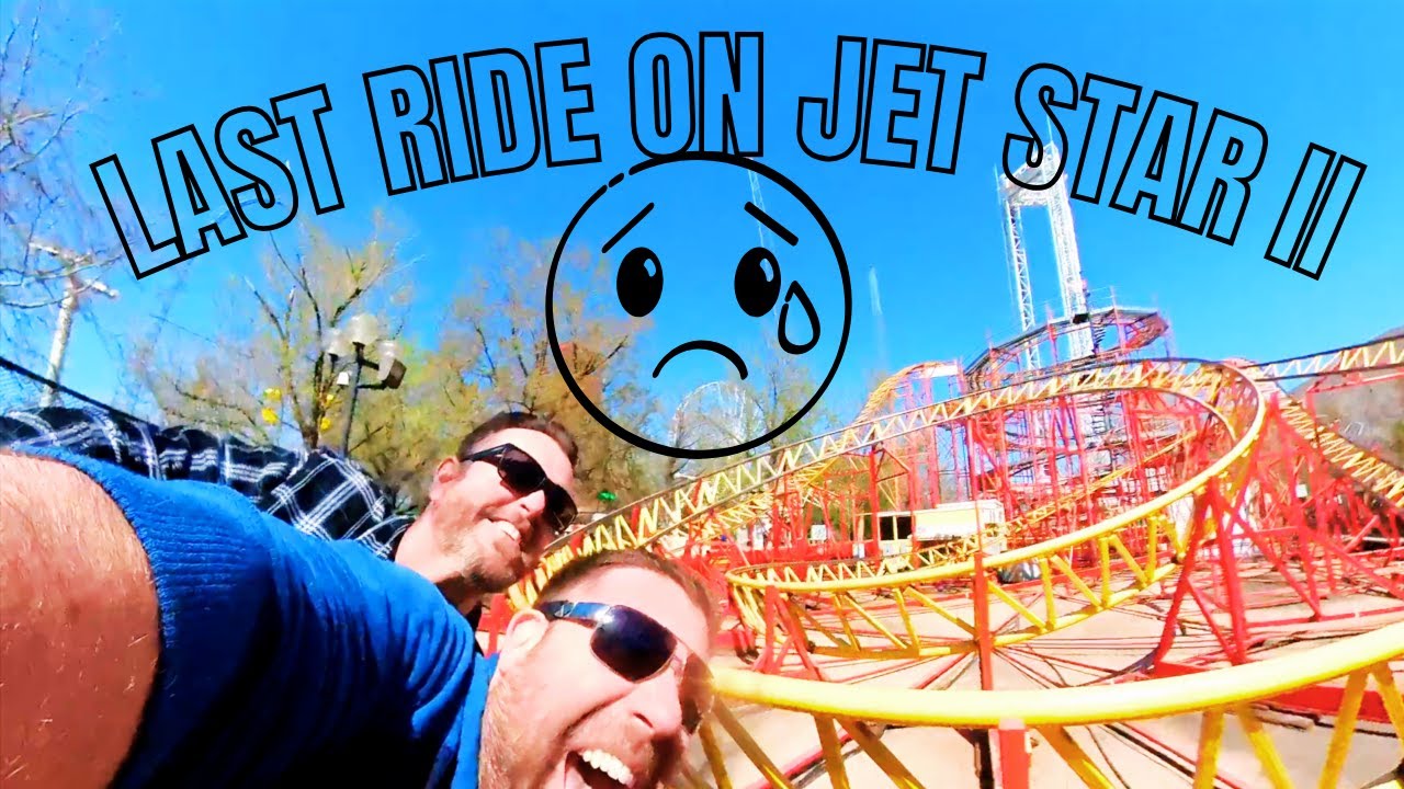 Final Jet Star II ride at Lagoon - POV Reaction