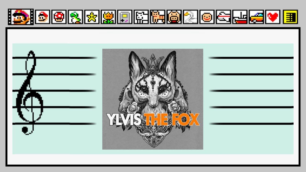 The Fox (What Does The Fox Say?) - Ylvis [Mario Paint Composer]