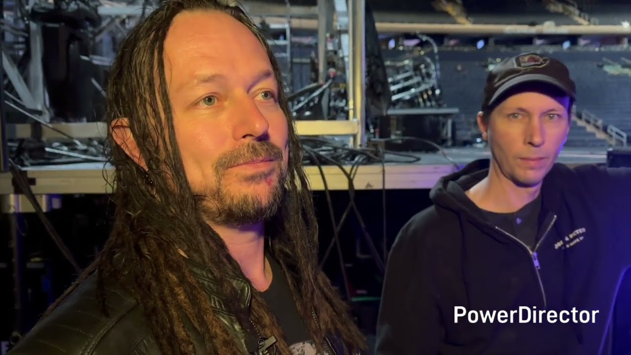 Disturbed John Moyer Bass Backstage and Interview