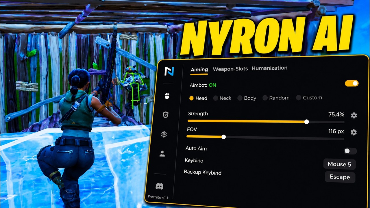 Using the best AI AIMBOT in Unreal LOBBIES&hellip; 🏆|Nyron AI