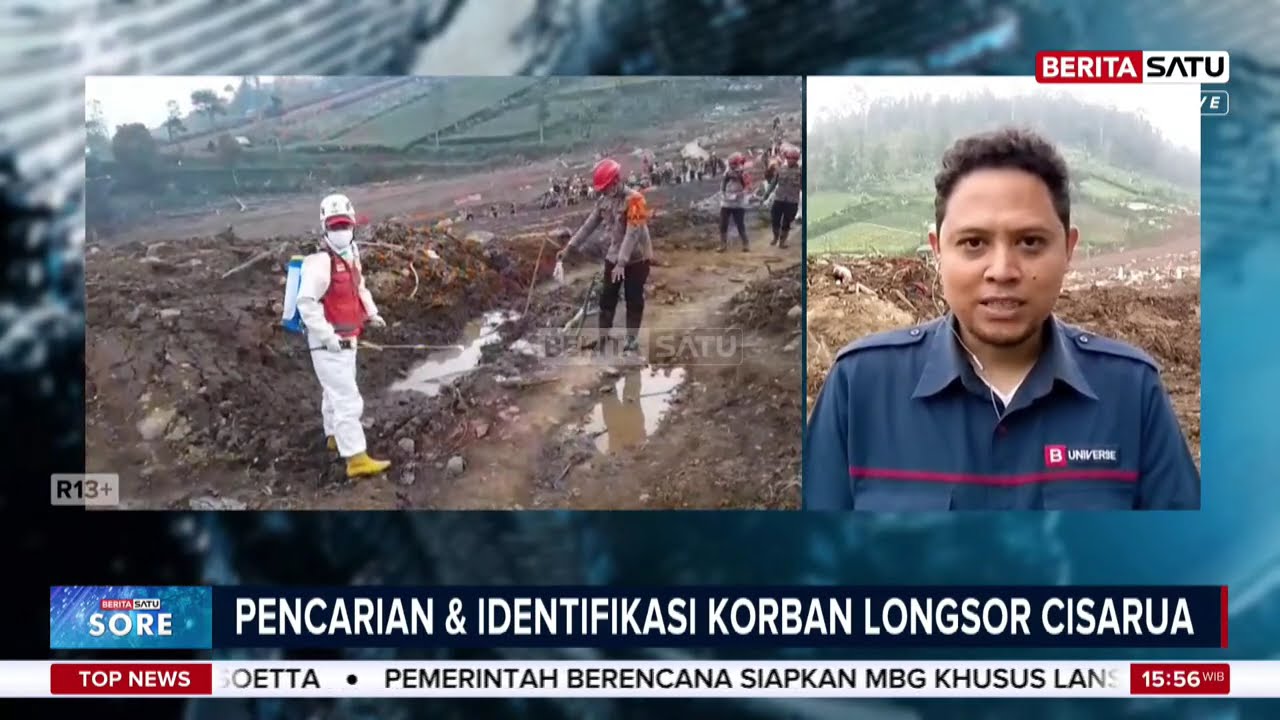 67 Korban Longsor Cisarua Teridentifikasi & Pencarian Masih Dilanjutkan #Beritasatu