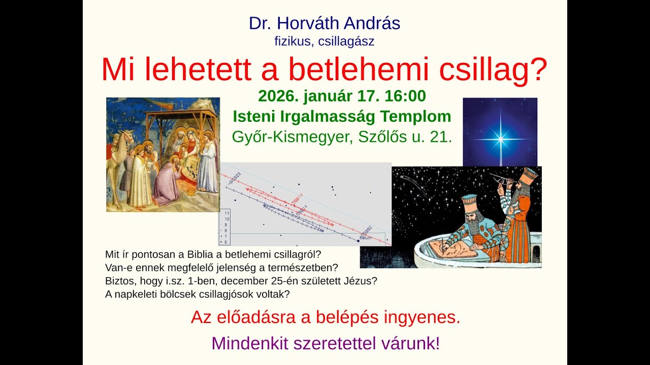 Mi lehetett a betlehemi csillag? -- Mit mondhat a kérdésről a csillagászat?