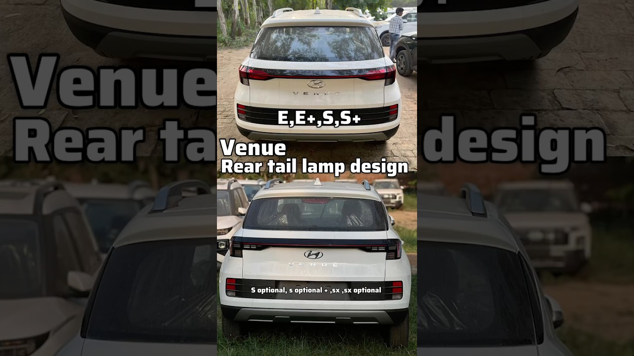 venue 2025🔥rear tail lamp design in defferent variants !🔥which one is your favourite 