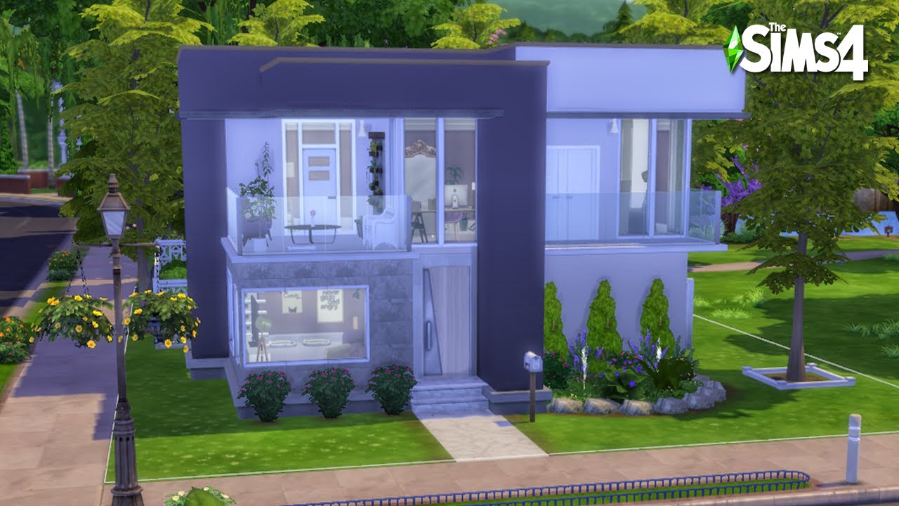 The Sims 4 | CASA ROXA (PURPLE HOUSE) | SPEED BUILD