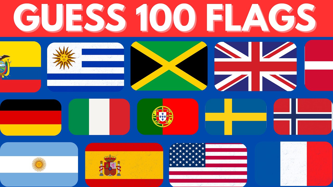 Ultimate 100 Country Flags Quiz 🌍 Only Experts Get 90+
