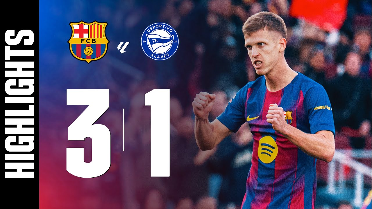 FC BARCELONA 3 vs 1 ALAV&Eacute;S | LALIGA 2025/26 MD14 🔵🔴