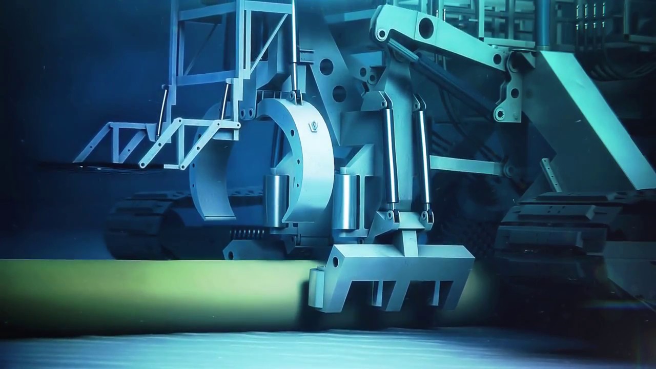 Deepocean T3200 Trencher - Subsea Animation